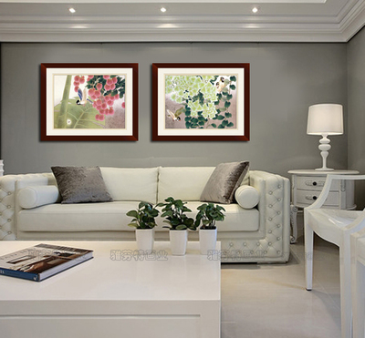 【雅芬特有框畫中國(guó)風(fēng)中式工筆花鳥國(guó)畫客廳書房走廊裝飾畫壁畫掛畫】?jī)r(jià)格,廠家,圖片,工藝畫,惠州市雅芬特裝飾品-